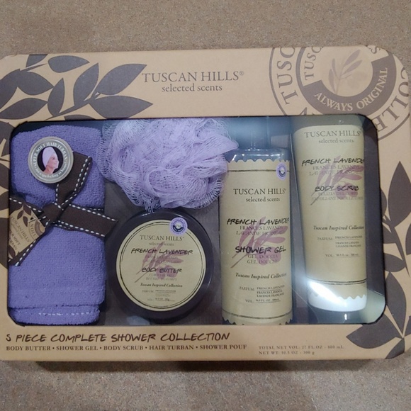Tuscan Hills Other - Tuscan Hills French Lavender Shower Set!!